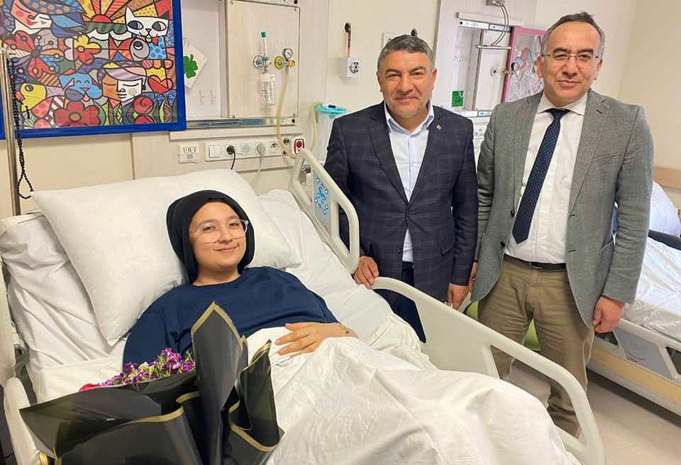 Belediye Bakanmz Hamza ayirden Aleyna lmeze Ziyaret
