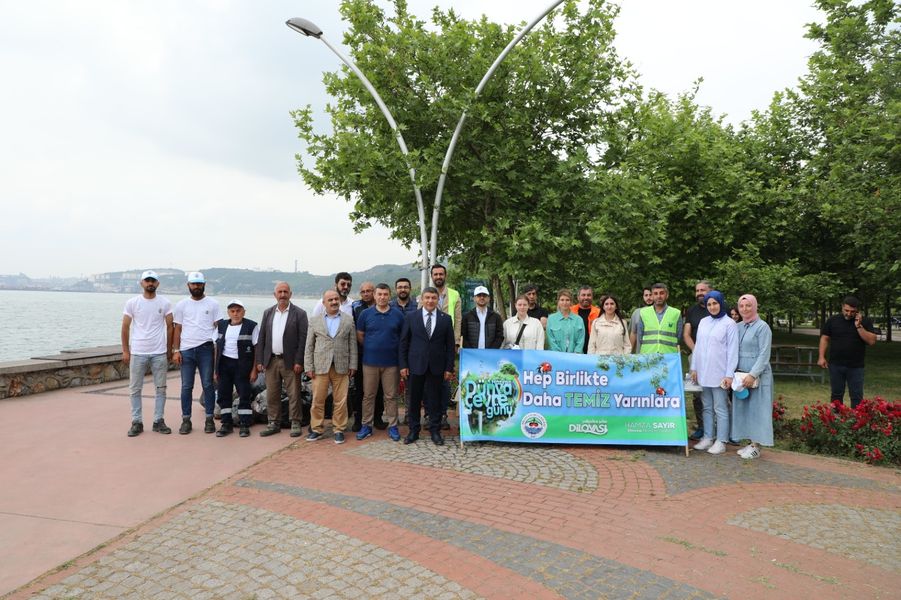 Dilovasnda Marmara Denizi in Sahil Temizlii